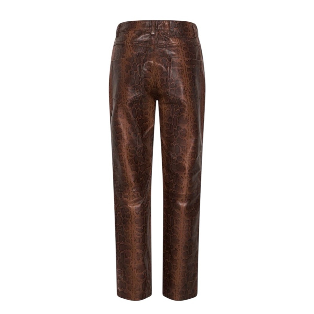 One Teaspoon Python Snakeskin Leather Pant - Picture 3 of 14